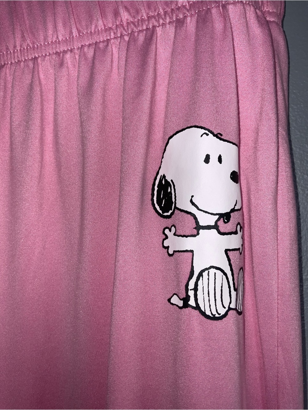 munki munki Pink Snoopy Wide Leg Pajama Pants - Large - Picture 3 of 7
